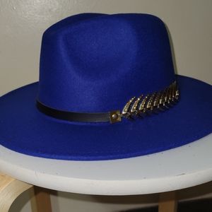 Size fits all blue hat